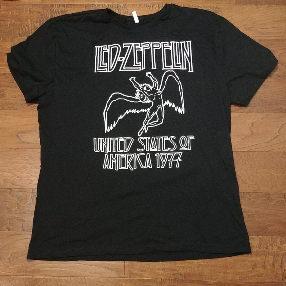Winn Cloding Other - LED ZEPPELIN 1970's Retro band tee t-shirt 2XL